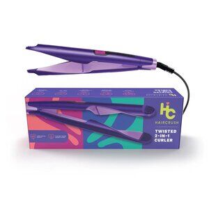 Haircrush Twisted 2 in 1 Curler & Straightener NIB